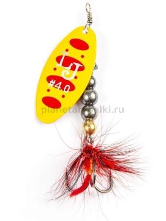 Блесна вращающаяся Lucky John SHELT BLADE №4, 15гр., цвет 010
