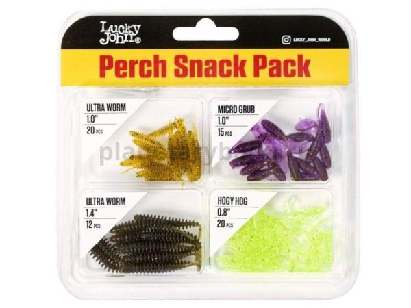 Твистеры и слаги Lucky John Pro Series Perch Snack Pack 01 SET/Mix Pack