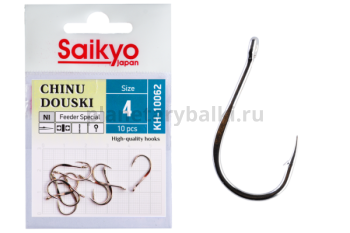 Крючки Saikyo CHINU DOUSKI NI KH-10062 №4, 10шт.