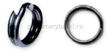 Заводные кольца COLMIC Split rings Nickel №4,5, 5кг, 10шт.