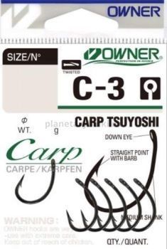 Крючок OWNER Carp Tsuyosi BC №6, 7шт.