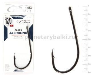 Крючки Cobra Allround BAITHOLDER CA129 №12/0, 1шт.