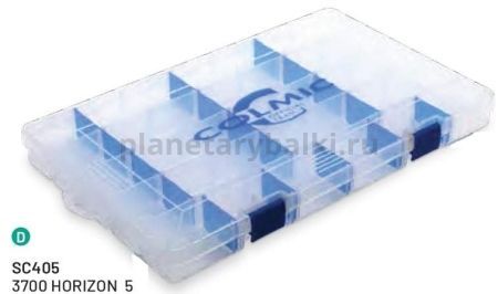 Коробка пластиковая COLMIC HORIZON-5, 35,5х22х3,5см