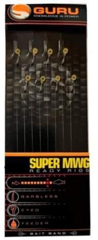 Поводки готовые GURU SMWG Bait Band 15" 38см, №10, 0,22мм, 8шт.