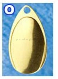 Блесна вращающаяся ILBA TONDO s/n/d №2, 2,5гр., цвет gold