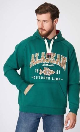 Толстовка Alaskan Promo Hoodie зеленый, размер S
