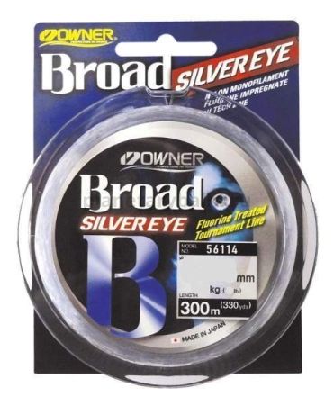 Леска OWNER Broad Silver Eye 300м, 0,30мм, 8,4кг