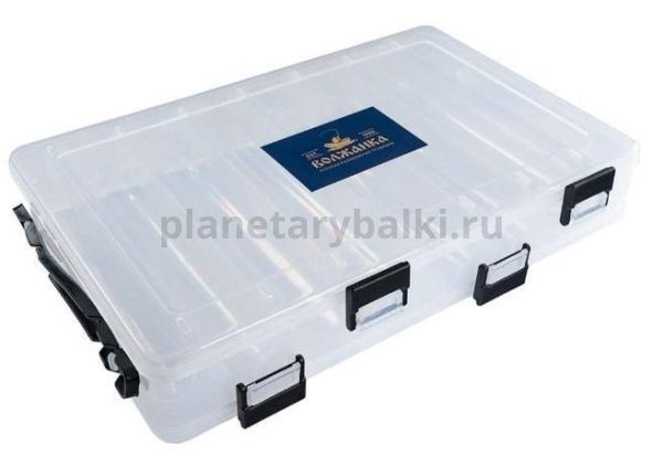 Коробка рыболовная Волжанка двухсторонняя 28,5х19х5см
