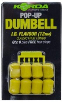Имитационная приманка KORDA Dumbell Pop-Up IB 12мм, 8шт.