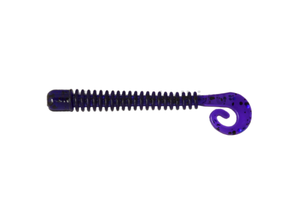 Приманка силиконовая LureMax CHEEKY WORM 4'' 10см, Deep Purple 06-021, 6шт.