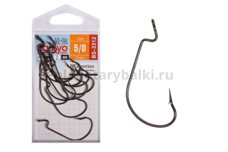 Крючки Saikyo BS-3312 BN №5/0, 10шт.