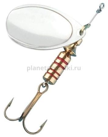 Блесна вращающаяся ILBA TONDO n/d №4, 10гр., цвет silver