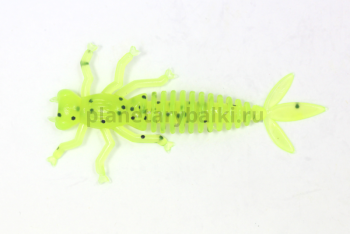 Приманка силиконовая LureMax KARAKATITSA 2'' 5см, Lime pepper 08-002, 8шт.