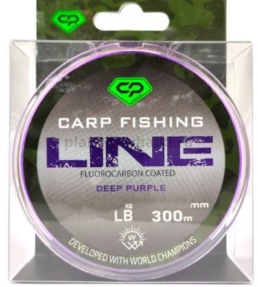 Леска CARP PRO Fluorocarbon Coated Deep Purple 300м, 0,405мм, 10,8кг