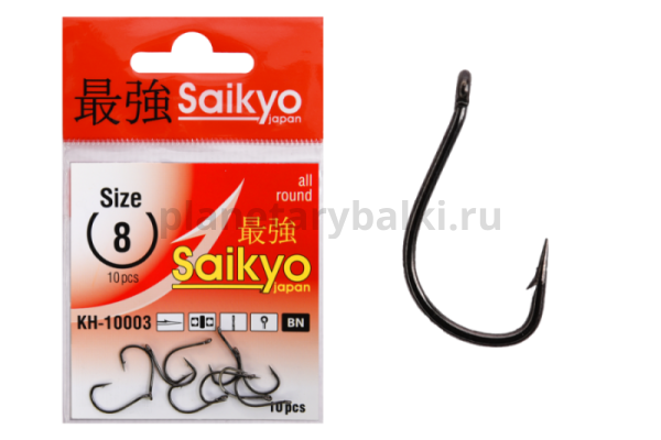 Крючки Saikyo Tanago BN KH-10003 №8, 10шт.