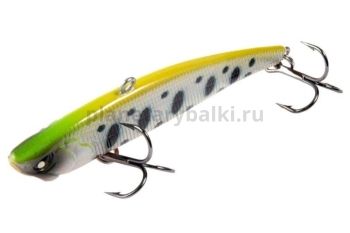 Воблер тонущий вертикальный LUCKY JOHN Pro Series SLIM VIB S 80мм, 20гр., цвет 137