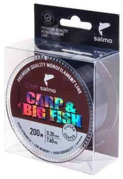 Леска монофильная Salmo Diamond CARP & BIG FISH FLUORO COATED Dark Brown 200мм, 0,30мм, 7,6кг
