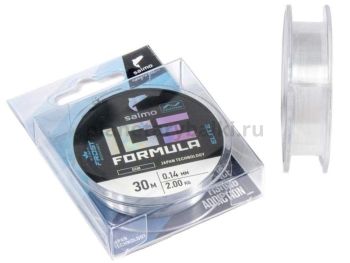 Леска монофильная зимняя Salmo Elite ICE FORMULA Clear 30м, 0,14мм, 2кг