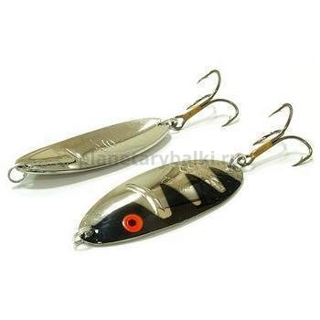 Блесна колеблющаяся Mister Cro ЧЕРНОСПИНКА 65мм, 21гр., цвет S класик