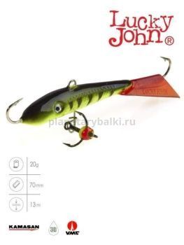 Балансир Lucky John FIN 5 с тройником 70мм, 20гр., 31RT блистер