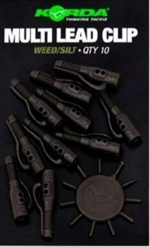 Клипса безопасная KORDA Lead Clip Pin Weed/Silt