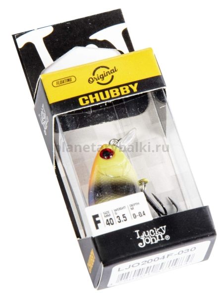 Воблер плавающий Lucky John Original CHUBBY F 40мм, 3,5гр., 0,6м, цвет 030 для рыбалки, Воблер плавающий Lucky John Original CHUBBY F 40мм, 3,5гр., 0,6м, цвет 030 отзывы, Воблер плавающий Lucky John Original CHUBBY F 40мм, 3,5гр., 0,6м, цвет 030 купить, Воблер плавающий Lucky John Original CHUBBY F 40мм, 3,5гр., 0,6м, цвет 030 купить в интернет магазине, Воблер плавающий Lucky John Original CHUBBY F 40мм, 3,5гр., 0,6м, цвет 030 выбрать, Воблер плавающий Lucky John Original CHUBBY F 40мм, 3,5гр., 0,6м, цвет 030 обзор, Воблер плавающий Lucky John Original CHUBBY F 40мм, 3,5гр., 0,6м, цвет 030 купить в розничном магазине