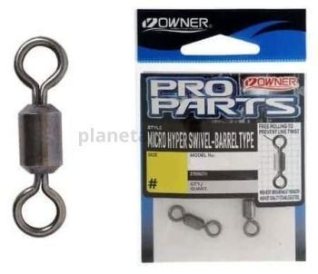 OWNER Вертлюг Stainless Barrel Swivel №12 10шт