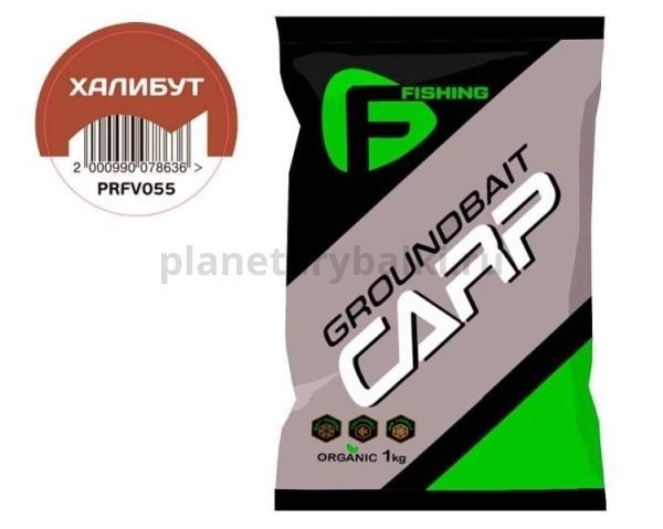 Прикормка для рыбы F-FISHING CARP Халибут 1кг (15)