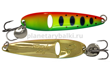 Блесна колеблющаяся LureMax Rush 80мм, 22гр., цвет 07, Silver eye