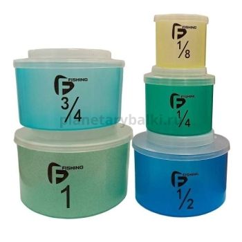 Коробка F-FISHING набор Матрешка для насадки 5 in 1 Made in Italy