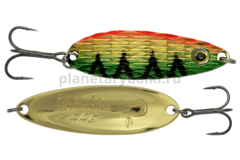 Блесна колеблющаяся LureMax Plankton 28мм, 3гр., цвет 06, White eye