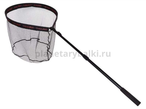 Подсачник складной Lucky John плавающий, телескопический, 180х70х60см прорезиненный 