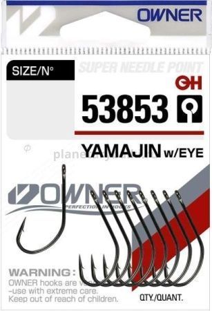 Крючок OWNER Yamajin w/eye BC №4, 10шт.