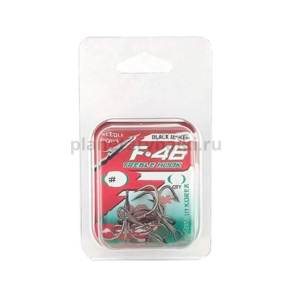 Крючок тройной FLAGMAN Treble hook F46 №2, 5шт.
