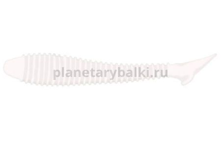 Виброхвост LureMax SEEKER 2,5''/6,3см, White UV 009, 10шт.