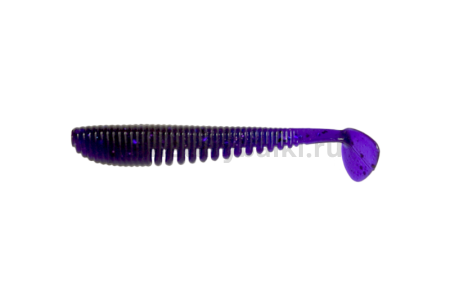 Виброхвост LureMax YOBBO 1,5'' 4см, Deep Purple 12-021, 12шт.