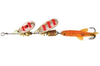 Блесна вращающаяся Mepps TANDEM PERCH 6гр., цвет SILVER/Red (блистер)