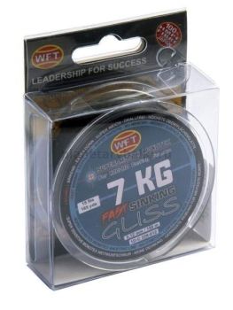 Шнур плетёный WFT KG GLISS SINKING Black 150м, 0,12мм, 7кг