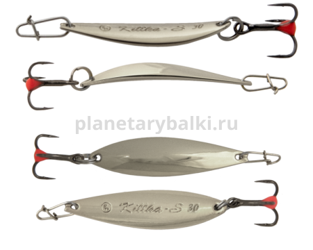 Блесна вертикальная ECOPRO Killka-S, 30мм, 2гр., цвет S