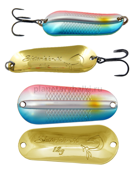 Блесна колеблющаяся LureMax Shtorlek-M, 58мм, 12гр., цвет 111