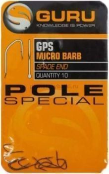 Крючки Guru Pole Special Hook с бородкой №14, 10шт.