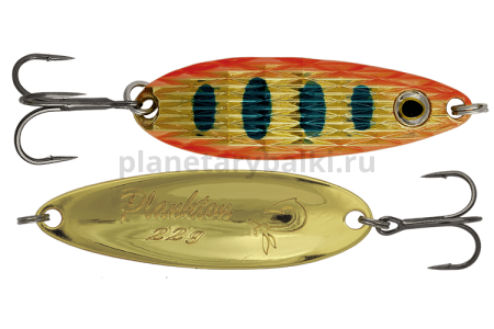 Блесна колеблющаяся LureMax Plankton 64мм, 18гр., цвет 26, White eye