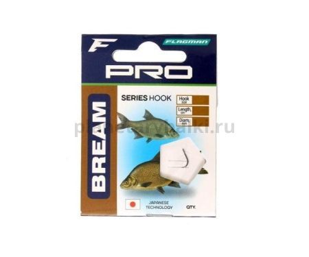 Поводок готовый FLAGMAN Pro Bream Hooks №16, 7шт.