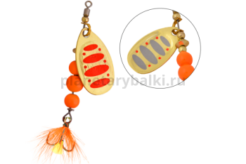 Блесна вращающаяся LureMax Daffy-2 5,3гр., цвет 005