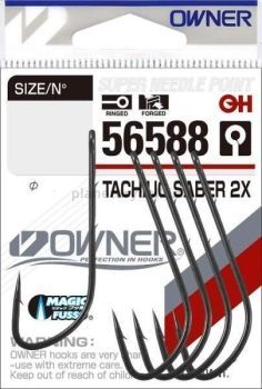 Крючок OWNER Tachiuo Saber 2X teflon №3/0, 5шт.