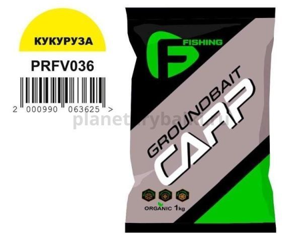 Прикормка для рыбы F-FISHING CARP Кукуруза 1кг (15)