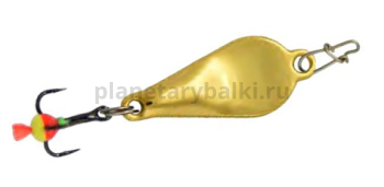 Блесна вертикальная ECOPRO Favorite 40мм, 4,5гр., цвет G