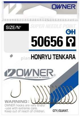 Крючки OWNER Honryu Tenkara brown №10, 13шт.