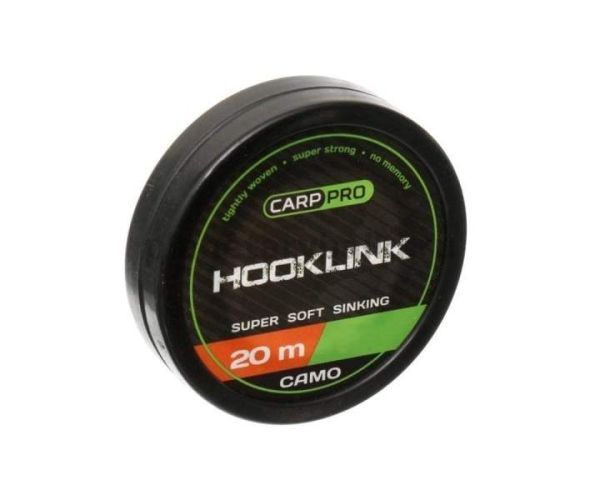 Поводковый материал CARP PRO Sinking Hooklink Camo 20м, 6,8кг, 15lb 