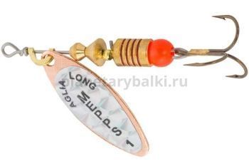 Блесна вращающаяся Mepps AGLIA LONG RAINBO 1, 4,5гр., цвет Copper